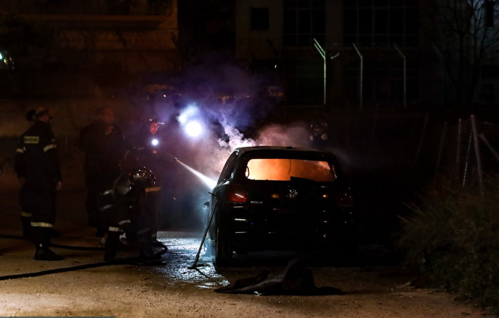 Χαλκιδική: Στις φλόγες αυτοκίνητο στον δήμο Αριστοτέλη