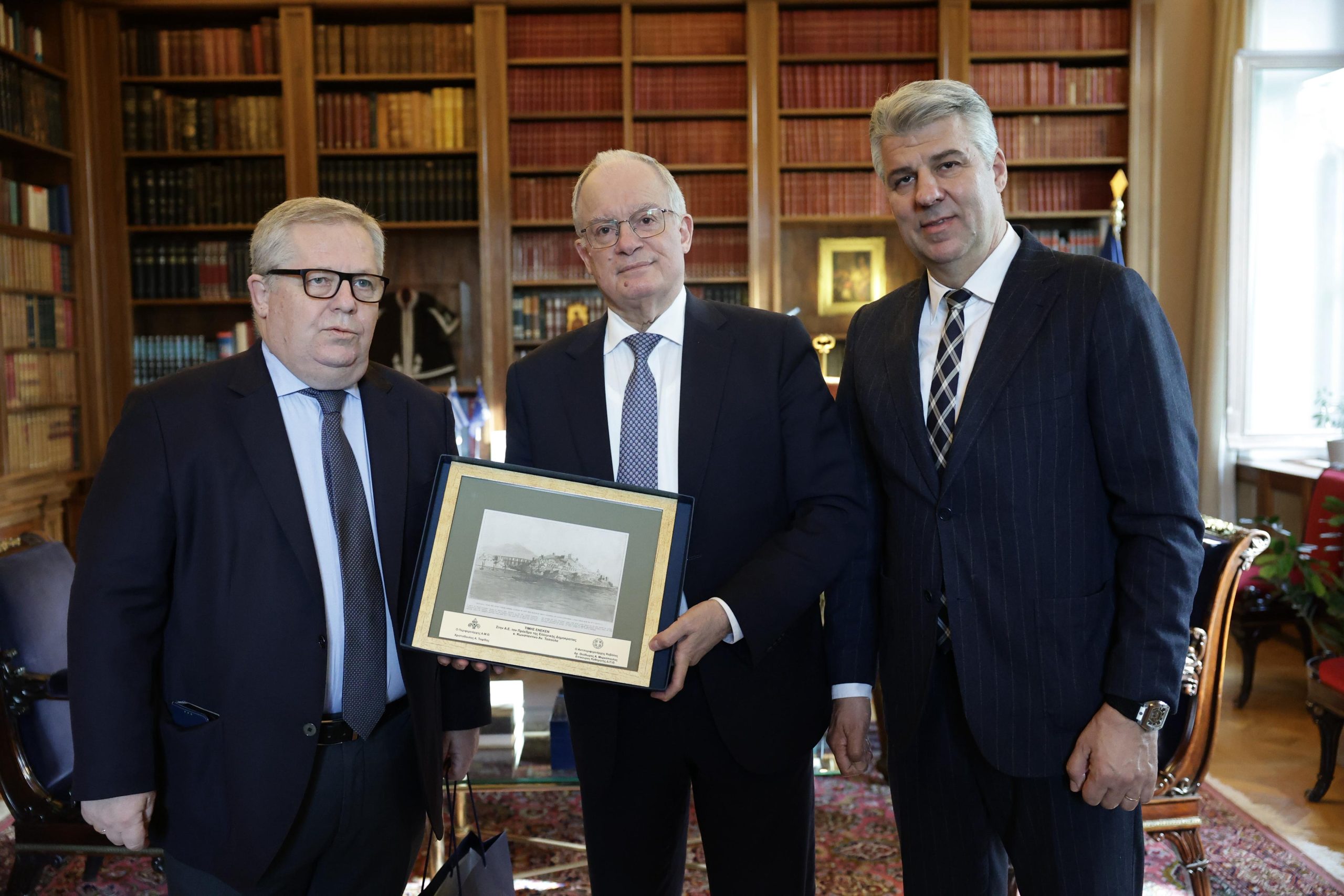 Τον Πρόεδρο της Δημοκρατίας επισκέφθηκαν ο Περιφερειάρχης ΑΜ-Θ και ο Αντιπεριφερειάρχης Καβάλας