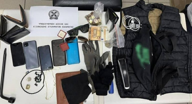“Χτυπούσε” λίγες ώρες πριν ξημερώσει – 45χρονος διαρρήκτης ρήμαξε σπίτια στην Καλαμάτα