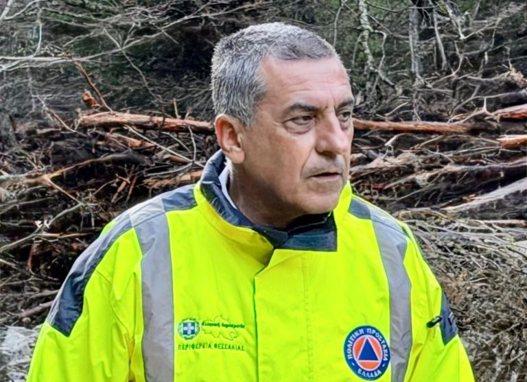 Ο Περιφερειάρχης Θεσσαλίας Δ. Κουρέτας στις περιοχές που δοκιμάστηκαν από τον «Byron»