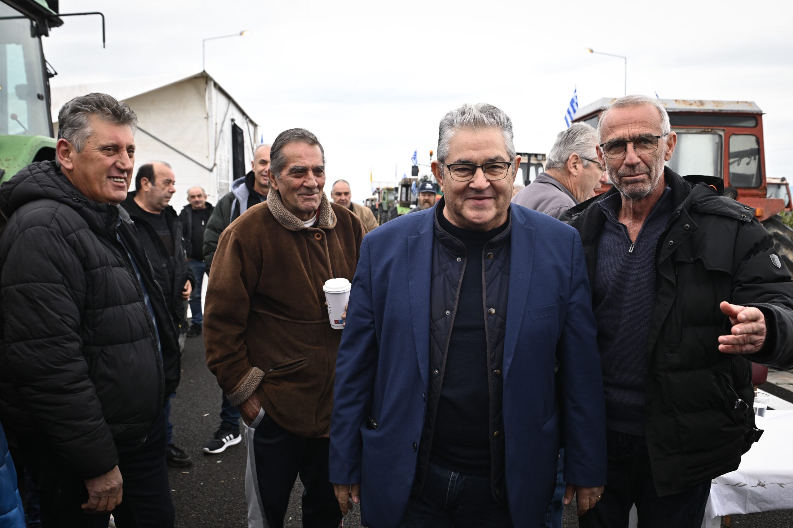 Δ. Κουτσούμπας από το μπλόκο της Καρδίτσας στον Ε-65: Στηρίζουμε το δίκιο αυτής της πάλης