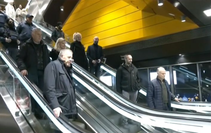 «Πλημμύρισε» από κόσμο το Μετρό Θεσσαλονίκης κατά τη χθεσινή 24ωρη λειτουργία