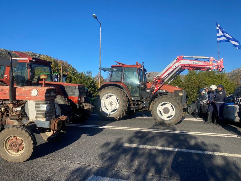Αρκαδία: Νέα κινητοποίηση αγροτών στο μπλόκο της Νεστάνης