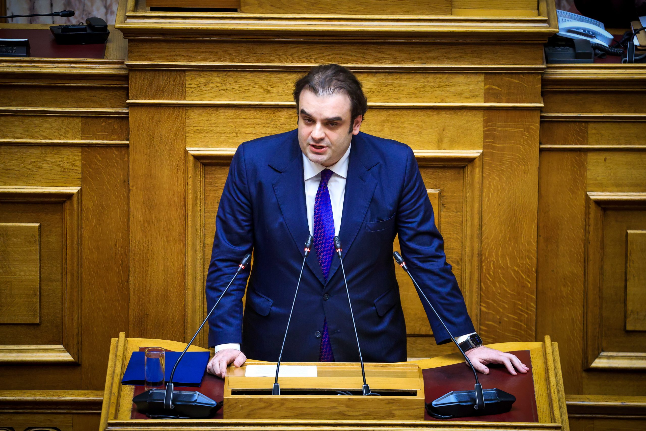 ΠΙΕΡΑΚΑΚΗΣ ΚΥΡΙΑΚΟΣ ΥΠΟΥΡΓΟΣ ΣΥΖΗΤΗΣΗ ΣΤΗΝ ΟΛΟΜΕΛΕΙΑ ΤΗΣ ΒΟΥΛΗΣ ΤΟΥ Ν/Σ ΤΟΥ ΥΠΟΥΡΓΕΙΟΥ ΟΙΚΟΝΟΜΙΚΩΝ "ΚΥΡΩΣΗ ΤΟΥ ΚΡΑΤΙΚΟΥ ΠΡΟΫΠΟΛΟΓΙΣΜΟΥ ΟΙΚΟΝΟΜΙΚΟΥ ΕΤΟΥΣ 2026" (ΓΙΩΡΓΟΣ ΚΟΝΤΑΡΙΝΗΣ/EUROKINISSI)