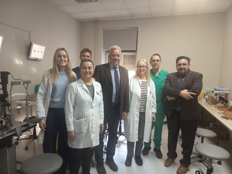Αυτοψία του διοικητής της 5ης ΥΠΕ στην Οφθαλμολογική Κλινική του Γενικού Νοσοκομείου Λάρισας