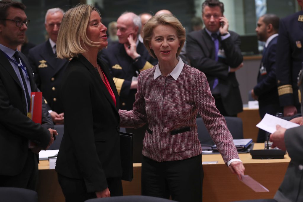 Ούρσουλα φον ντερ Λάιεν και Φεντερίκα Μογκερίνι