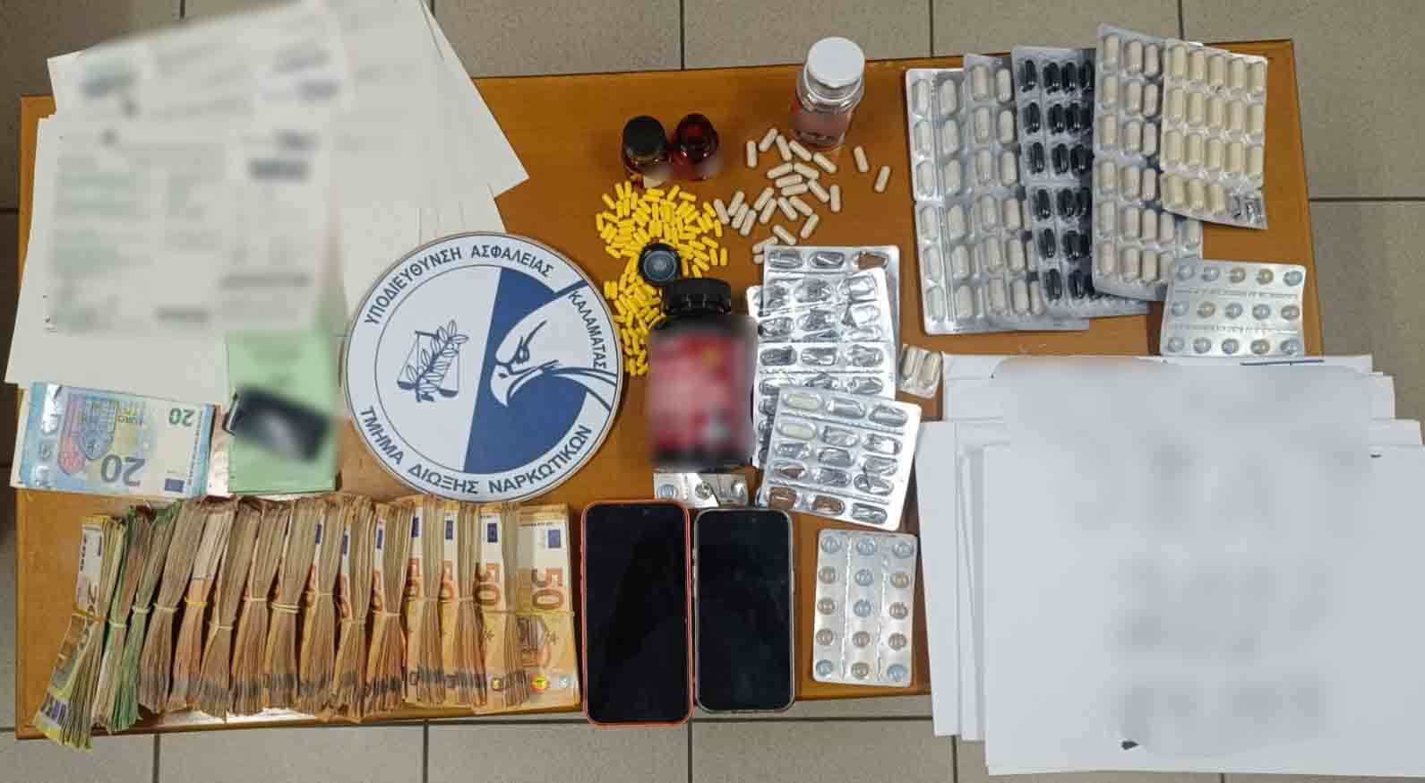 Κύκλωμα διακίνησης κοκαΐνης και αναβολικών σε Μεσσηνία, Ηλεία και Πειραιά – Δύο συλλήψεις στα Φιλιατρά
