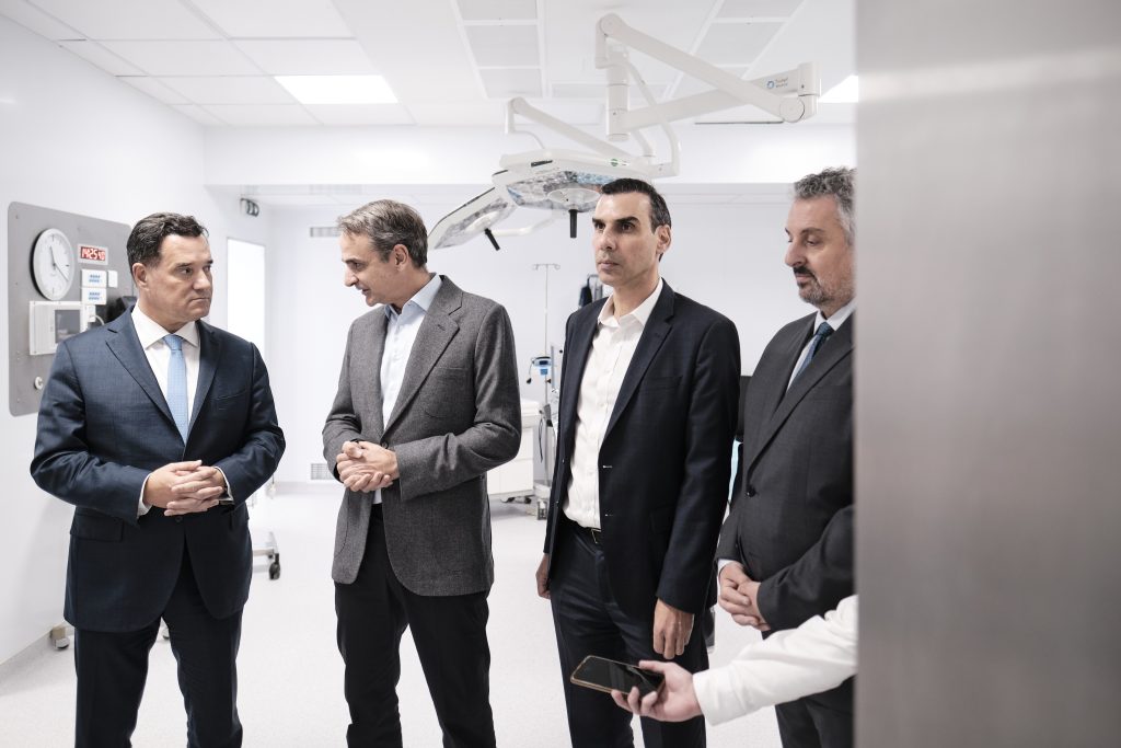Στον «Άγιο Σάββα» ο Κ. Μητσοτάκης: «Το Εθνικό Σύστημα Υγείας αλλάζει, το Ταμείο Ανάκαμψης αξιοποιείται πλήρως»