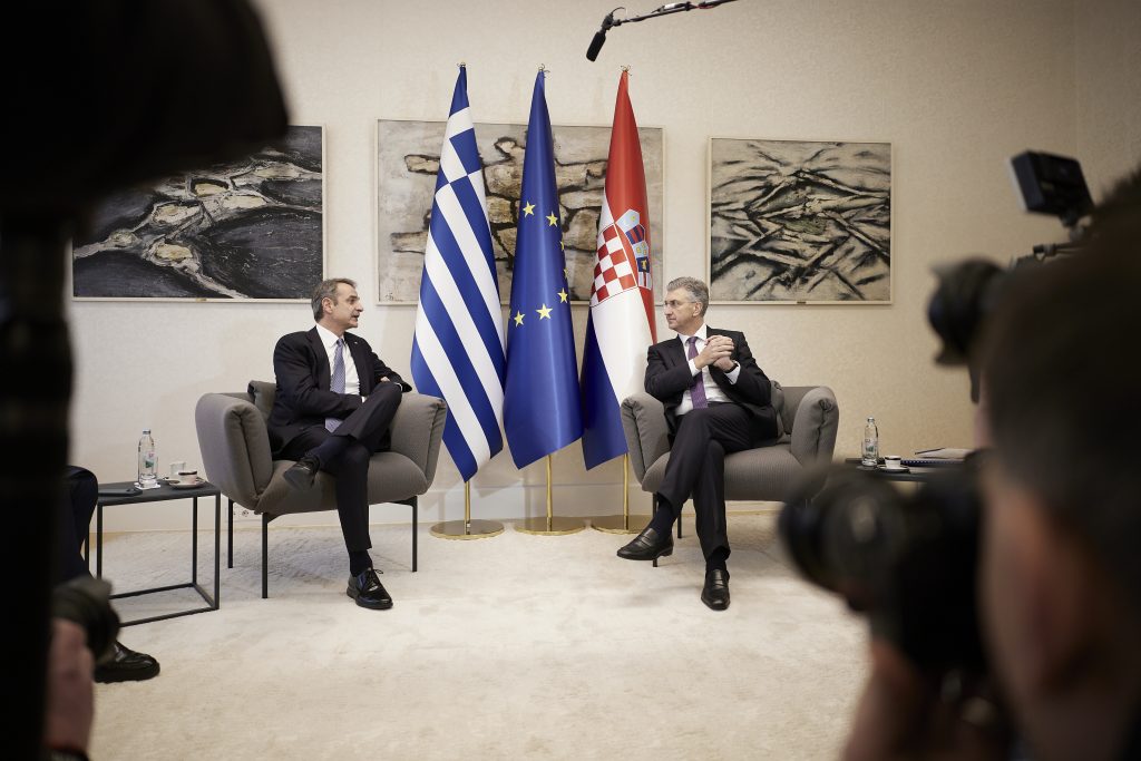 Συνάντηση Κ. Μητσοτάκη με τον Πρωθυπουργό της Κροατίας – Συζητήθηκαν ζητήματα διμερούς και ευρωπαϊκού ενδιαφέροντος