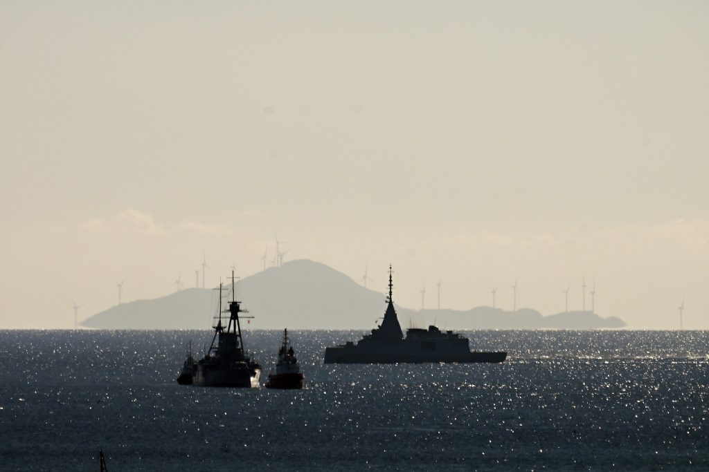 Η τελετή υποδοχής της φρεγάτας «Κίμων» μέσα από τον φωτογραφικό φακό