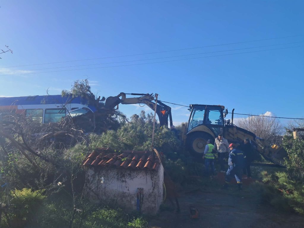 Πύργος Ηλείας: Δέντρο έπεσε σε τρένο προς Κατάκολο, τραυματίστηκε ο μηχανοδηγός