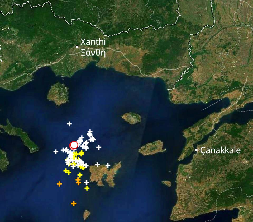 Μέτωπο καταιγίδων με υψηλή ηλεκτρική δραστηριότητα κινείται από το Αιγαίο προς τη Θράκη