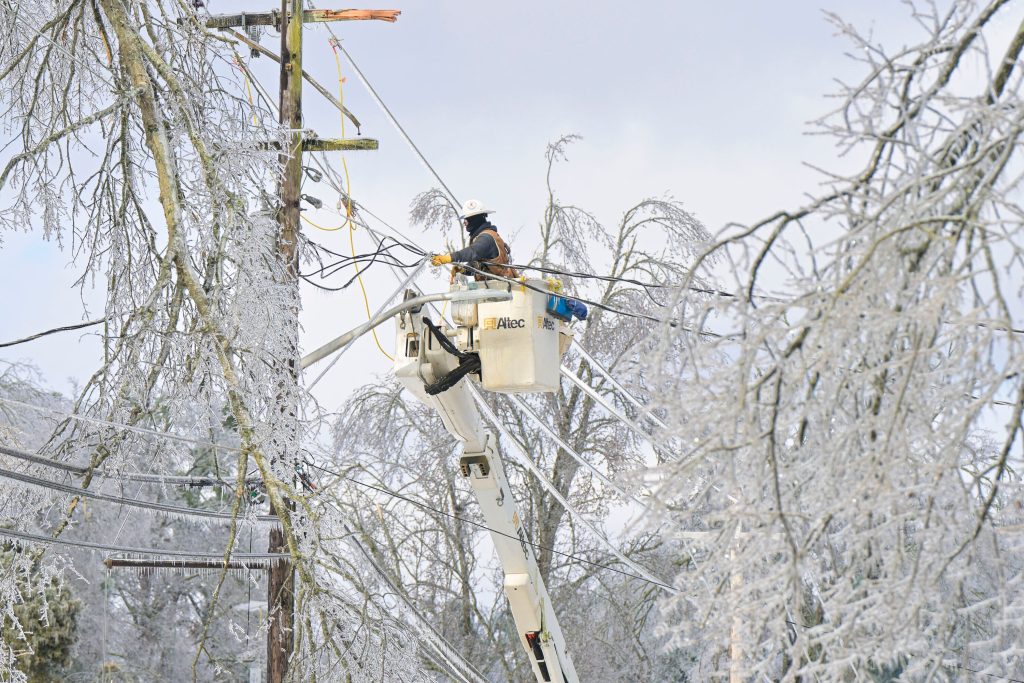 Εικόνες από τη «λευκή καθημερινότητα» στις ΗΠΑ