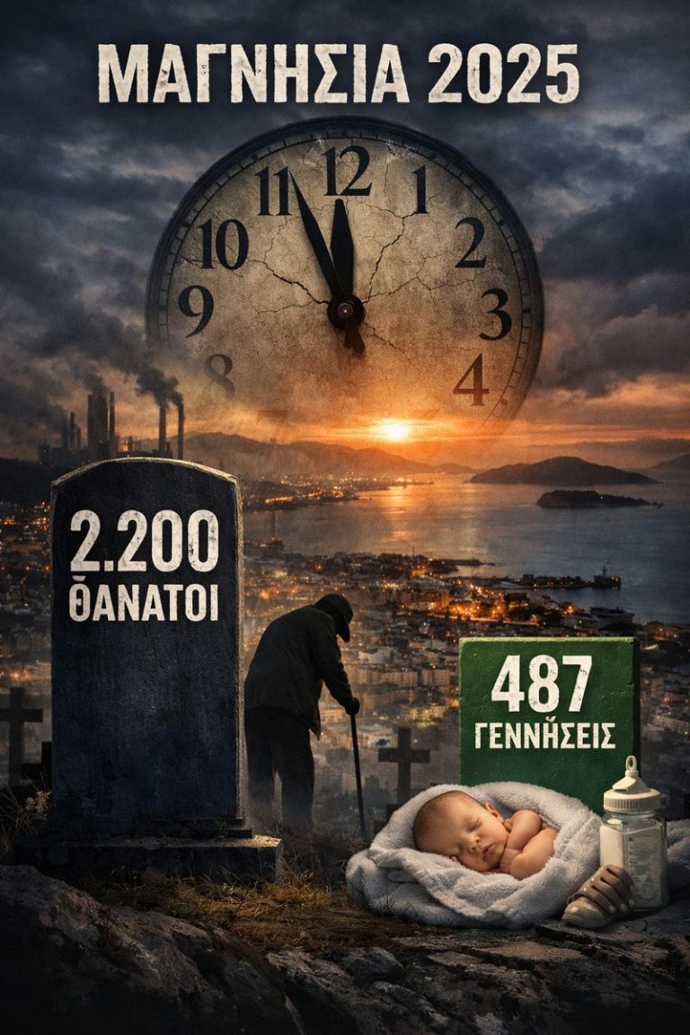 Δημογραφική πίεση πέρα από τον εθνικό μέσο όρο στη Μαγνησία