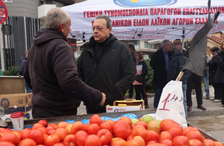 Σ. Φάμελλος: Θέλουμε λαϊκές αγορές με φθηνά και ποιοτικά προϊόντα – Η κυβέρνηση στέλνει τους καταναλωτές στα σούπερ μάρκετ