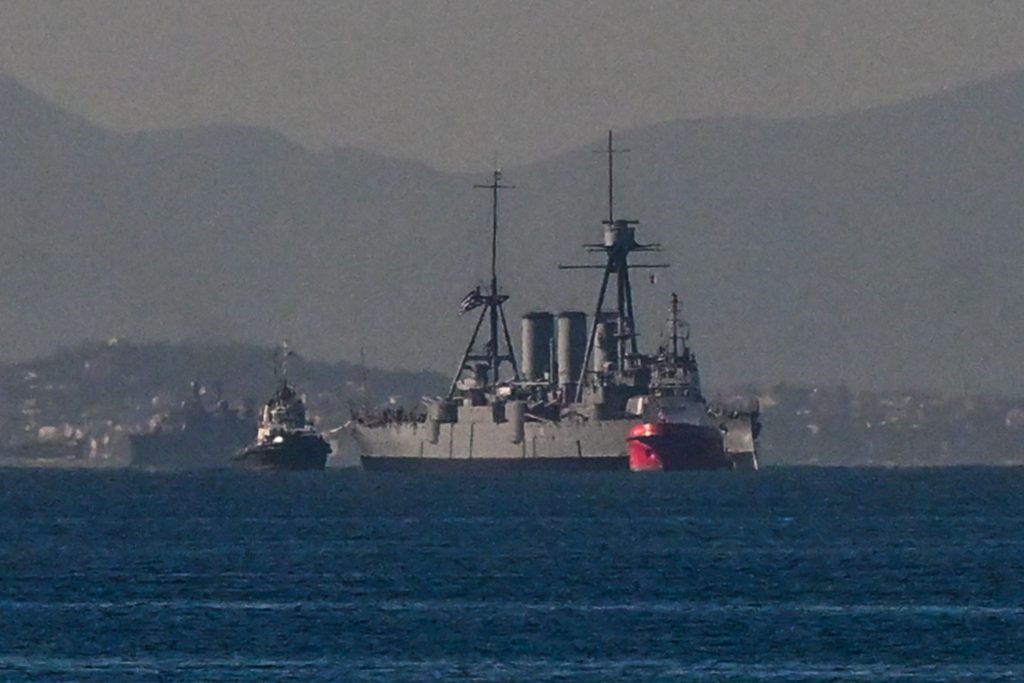 Η τελετή υποδοχής της φρεγάτας «Κίμων» μέσα από τον φωτογραφικό φακό