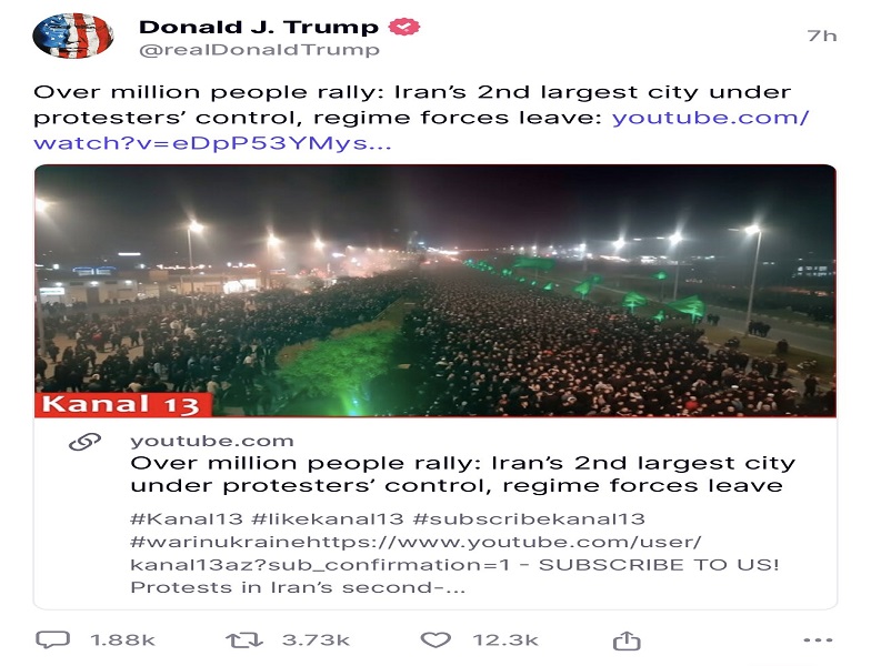 Μακάβριες εικόνες με «500 και πλέον» θύματα στο Ιράν – «Έτοιμο για πόλεμο ή διάλογο» το καθεστώς