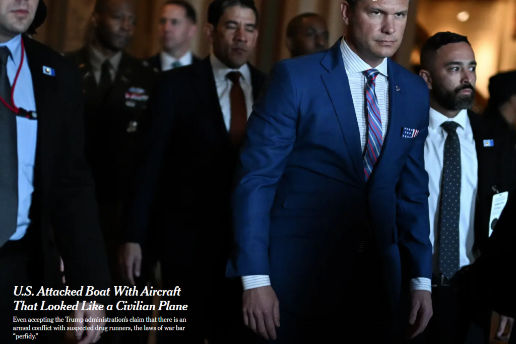 ΝΥΤ: Οι ΗΠΑ χρησιμοποίησαν αεροσκάφος με πολιτική εμφάνιση στο πρώτο πλήγμα εναντίον φερόμενων ως διακινητών ναρκωτικών