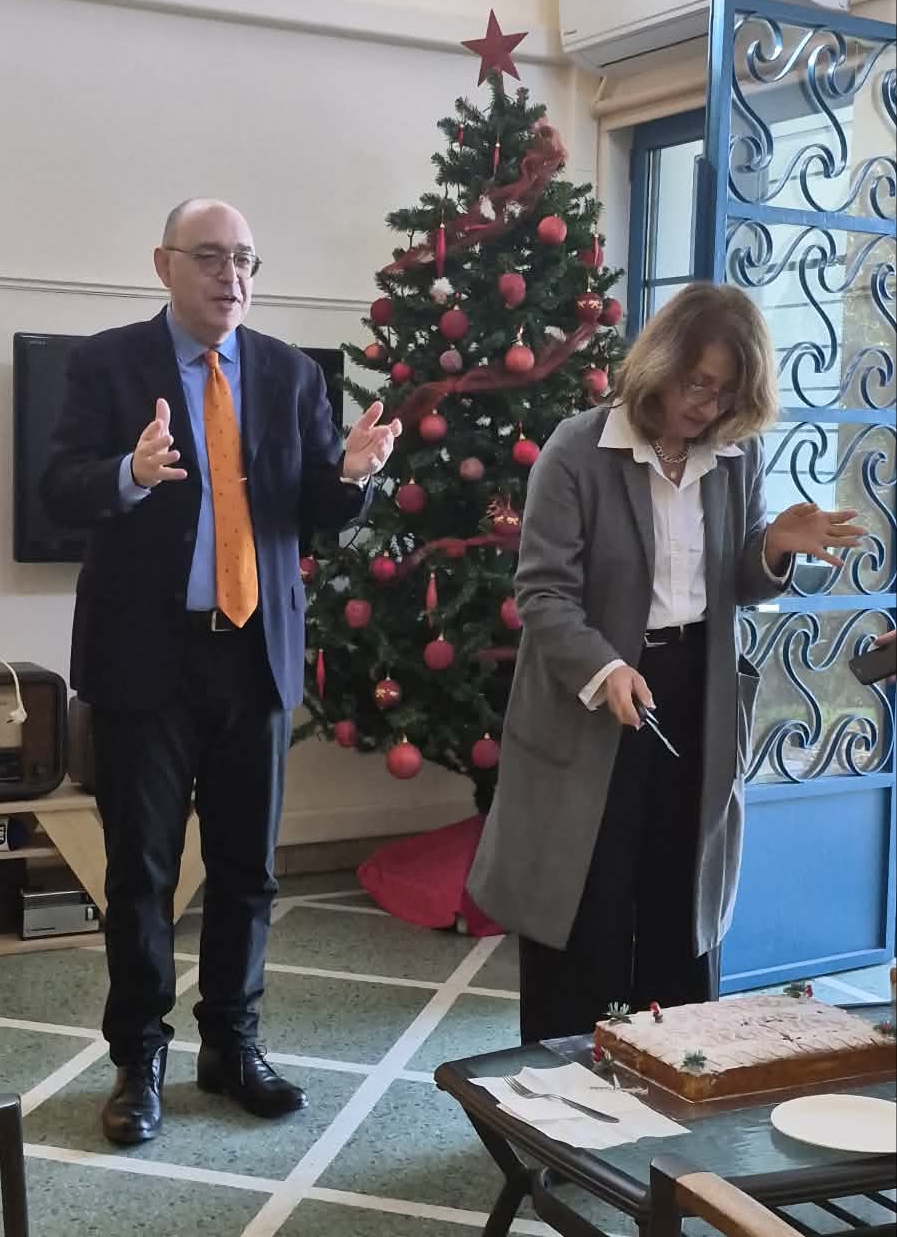 Με το βλέμμα στη νέα χρονιά έκοψε την αγιοβασιλόπιτα η ΕΡΤ Νοτίου Αιγαίου