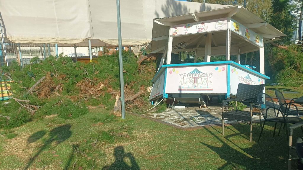 Η επόμενη μέρα της κακοκαιρίας στο Μεσολόγγι – Tέντες ξηλώθηκαν, δέντρα ξεριζώθηκαν, ζημιές σε καταστήματα