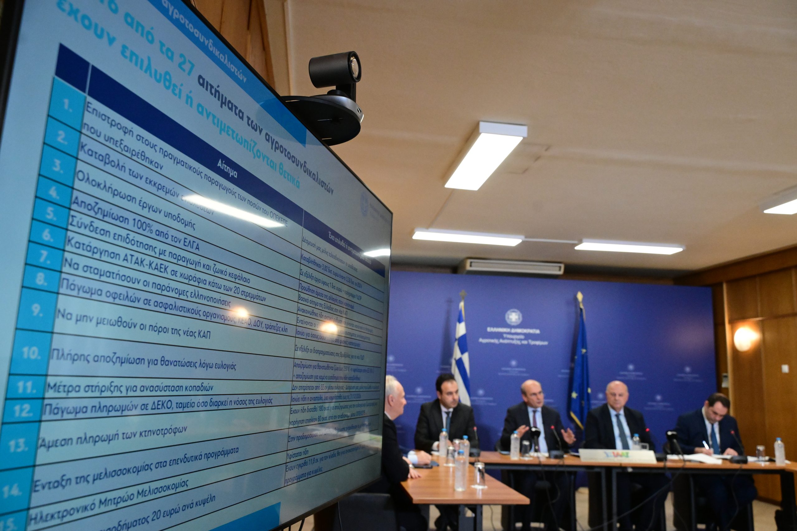 [383557] ΑΝΑΚΟΙΝΩΣΗ ΤΩΝ ΜΕΤΡΩΝ ΤΗΣ ΚΥΒΕΡΝΗΣΗΣ ΓΙΑ ΤΟΥΣ ΑΓΡΟΤΕΣ (ΤΑΤΙΑΝΑ ΜΠΟΛΑΡΗ/EUROKINISSI)