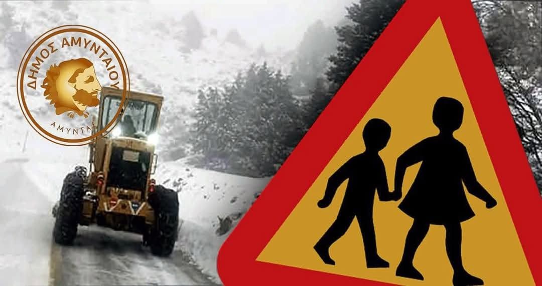 Κακοκαιρία: Κλειστά τα σχολεία των Δήμων Φλώρινας, Αμυνταίου και Πρεσπών την Τετάρτη 21 Ιανουαρίου