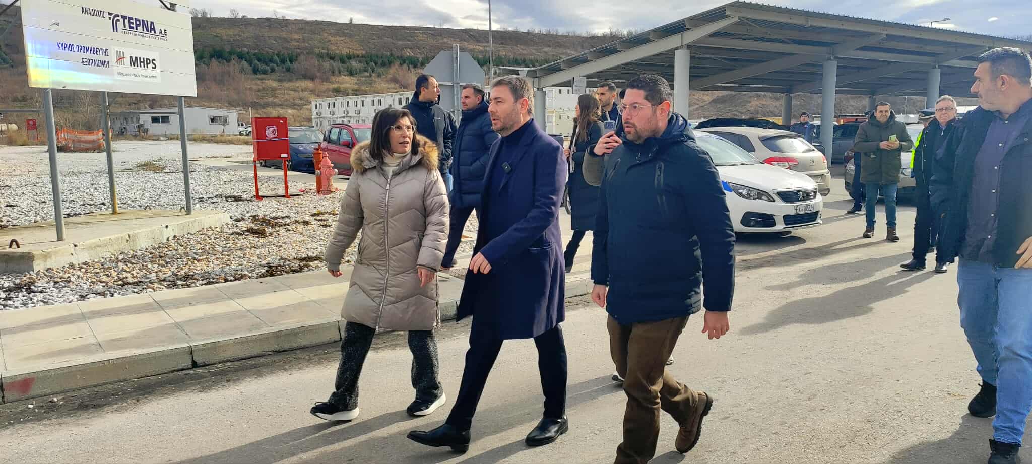 Κοζάνη: Στην πύλη της «Πτολεμαΐδα 5» ο N. Ανδρουλάκης – Σφοδρές βολές ΠΑΣΟΚ κατά της ΔΕΗ