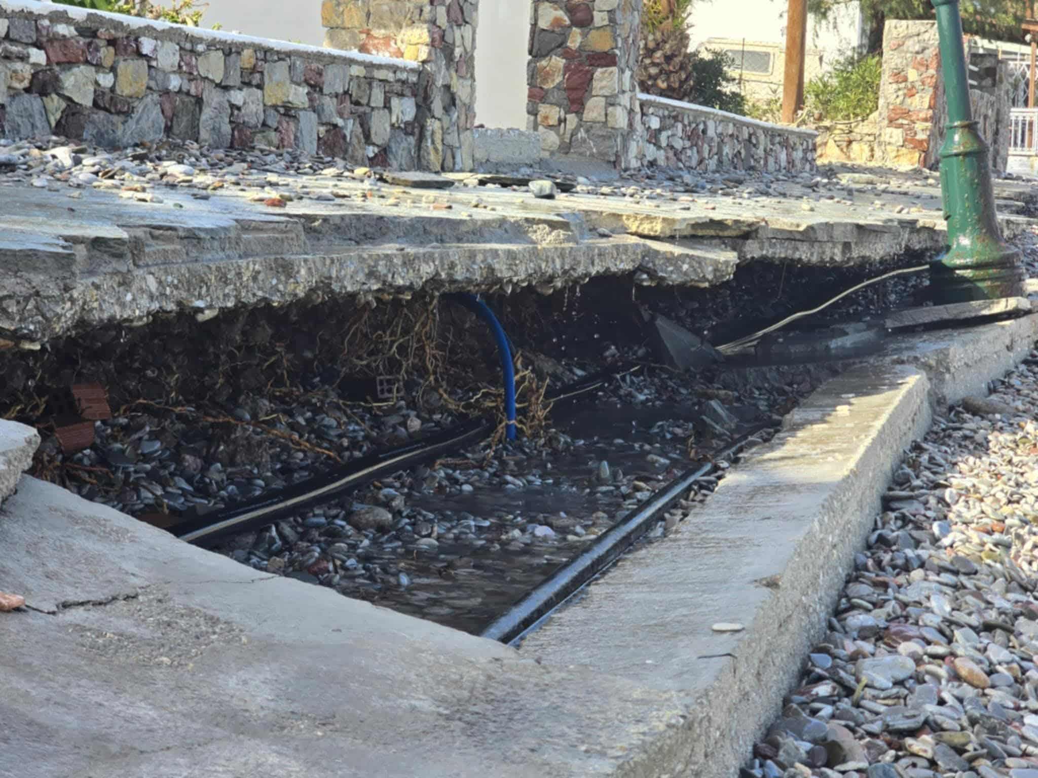 tilos3 Σε κατάσταση έκτακτης ανάγκης από την Πολιτική Προστασία ο Δήμος Τήλου