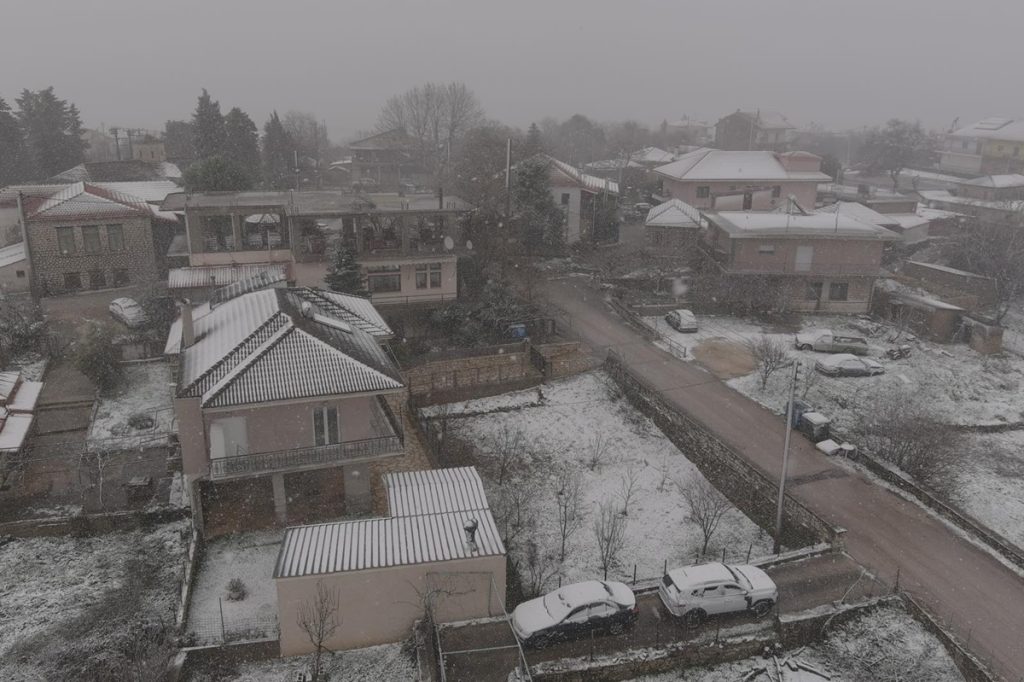 Άσπρη μέρα… στα περίχωρα των Ιωαννίνων