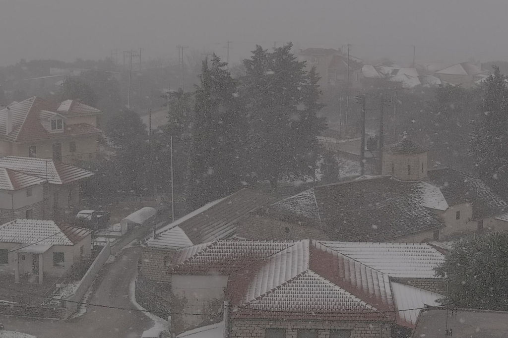 Άσπρη μέρα… στα περίχωρα των Ιωαννίνων