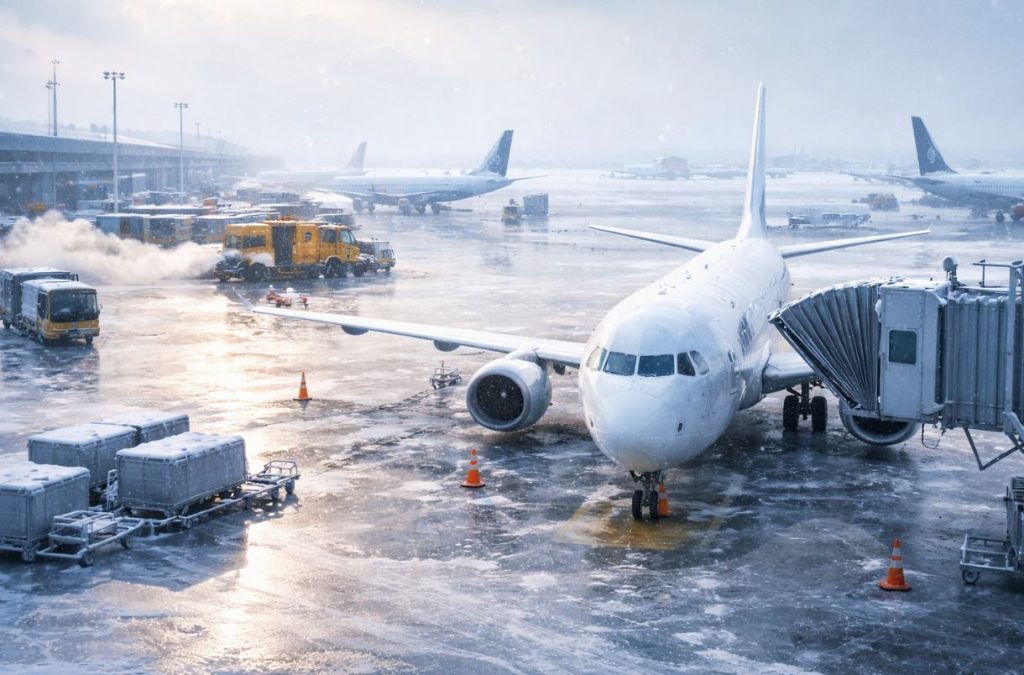 Κλειστό το αεροδρόμιο της Βιέννης λόγω παγετού – Προβλήματα και στις πτήσεις στην Πράγα