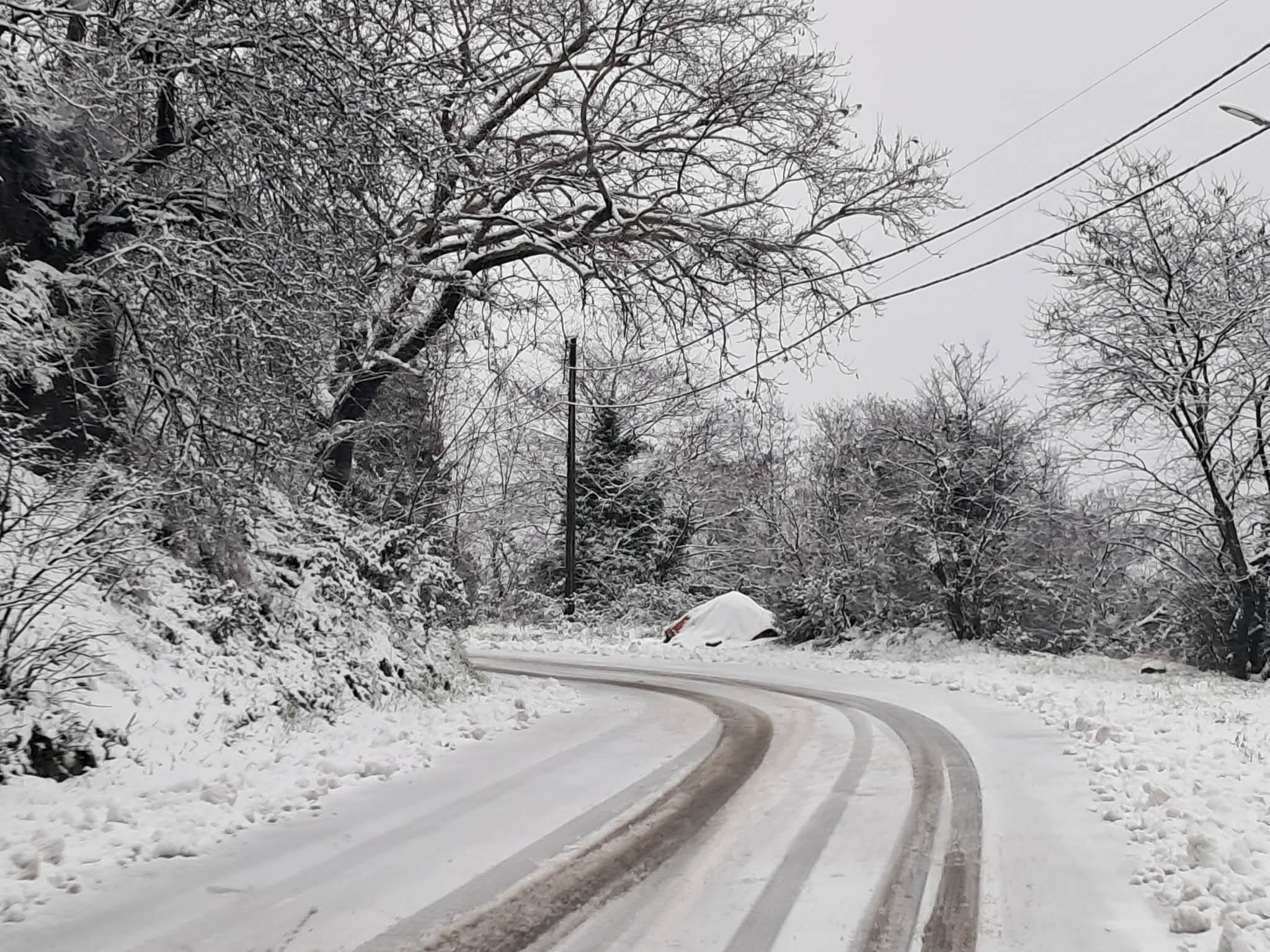 Χιονόπτωση στην Καρδίτσα – Σε επιφυλακή ο δήμος Αργιθέας