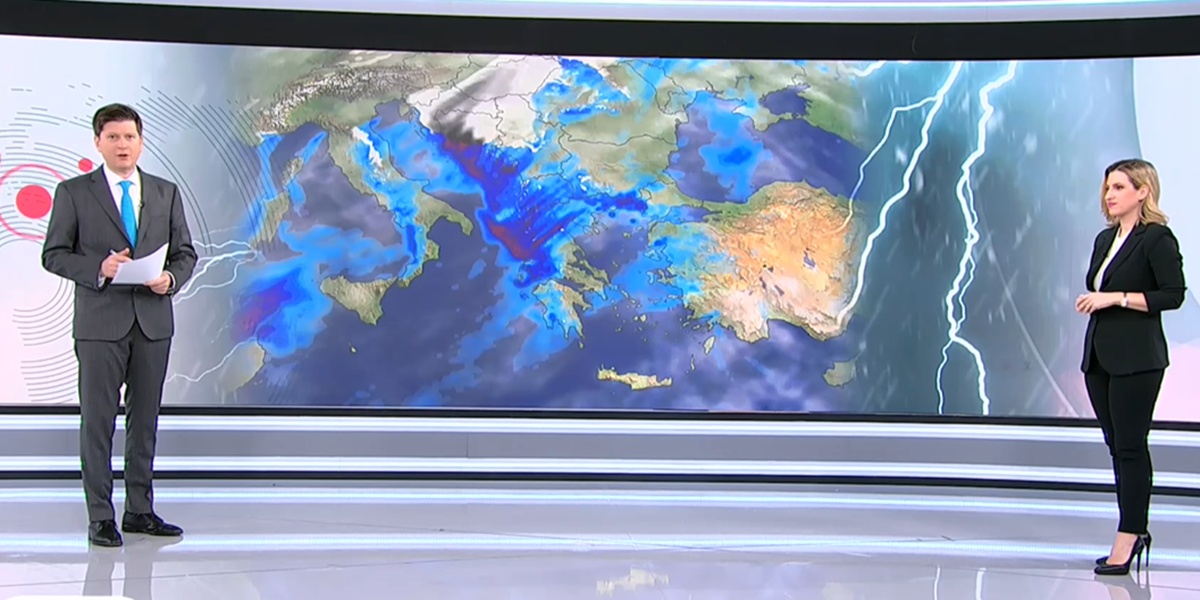 Νέο κύμα κακοκαιρίας στη χώρα, ισχυρές βροχές, θυελλώδεις άνεμοι και άνοδος θερμοκρασίας – Πρόγνωση του καιρού απο τη Νικολέτα Ζιακοπούλου