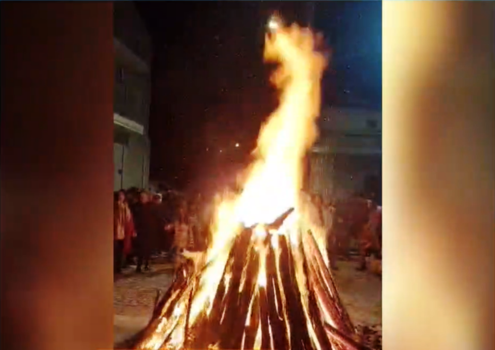 «Το κάψιμο του ψύλλου» στην Αλιστράτη Σερρών