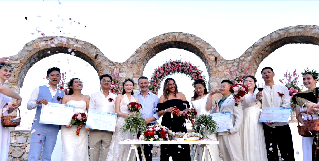 Γαμήλιος τουρισμός από την Κίνα με όχημα την ελληνική παράδοση