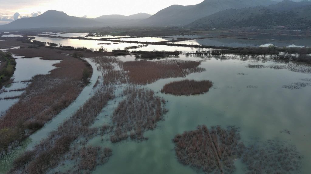 «Φούσκωσε» ο Λούρος από τις βροχοπτώσεις – Καλλιέργειες «βυθίστηκαν» στο νερό