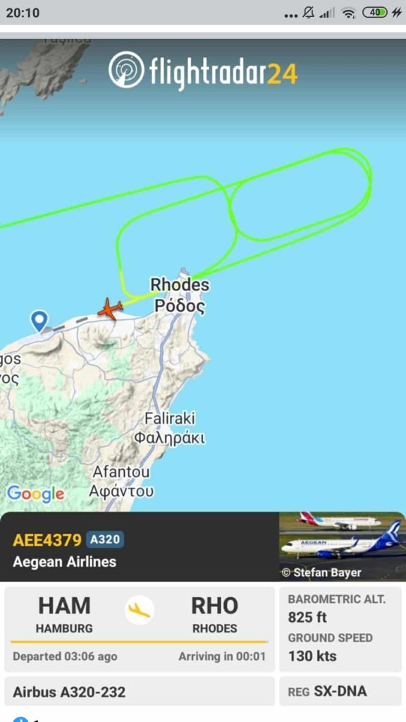 Το πέταγμα… χαρταετών εμπόδιζε την προσγείωση αεροσκάφους στη Ρόδο