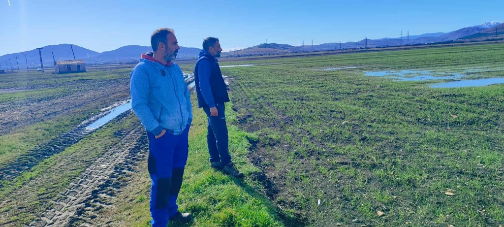 Κοζάνη: Σε απόγνωση οι αγρότες στον κάμπο Σαλιγκιόλ – Εκατοντάδες στρέμματα ξανά κάτω από το νερό