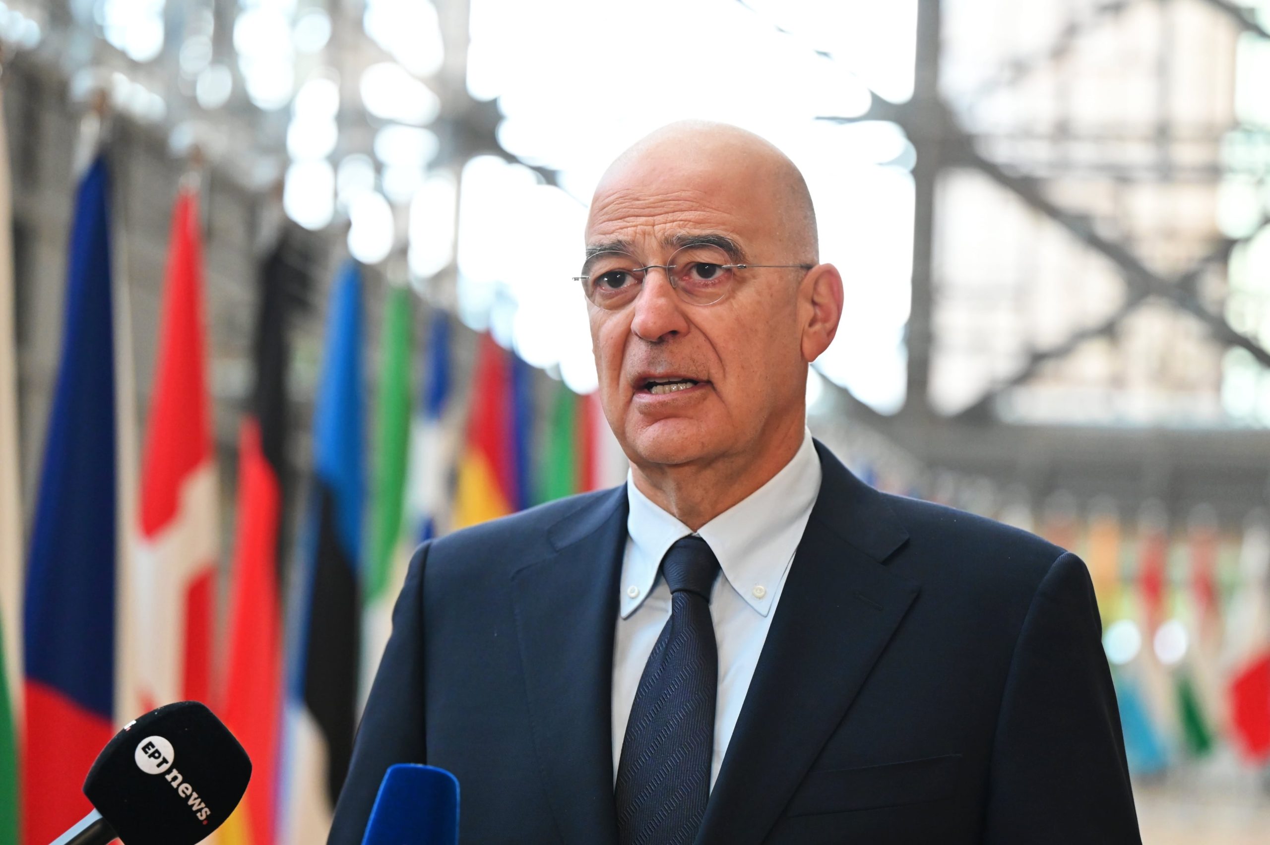 ΣΥΜΜΕΤΟΧΗ ΥΕΘΑ ΝΙΚΟΥ ΔΕΝΔΙΑ ΣΤΟ ΣΥΜΒΟΥΛΙΟ ΕΞΩΤΕΡΙΚΩΝ ΥΠΟΘΕΣΕΩΝ ΤΗΣ ΕΕ ΣΤΙΣ ΒΡΥΞΕΛΛΕΣ ΣΕ ΣΥΝΘΕΣΗ ΥΠΑΜ ΤΩΝ ΚΡΑΤΩΝ ΜΕΛΩΝ (ΥΠΕΘΑ/ΔΝΣΗ ΕΝΗΜΕΡΩΣΗΣ/EUROKINISSI)