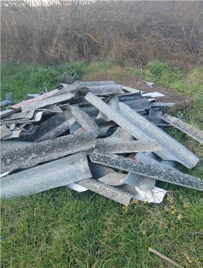 Θεσσαλονίκη: Επικίνδυνο αμίαντο άνω του ενός τόνου συνέλεξε και απομάκρυνε ο Δήμος Θέρμης