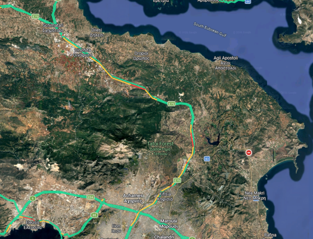 Με χαμηλές ταχύτητες και καθυστερήσεις η επιστροφή των εκδρομέων της Καθαράς Δευτέρας – Πού υπάρχει κίνηση