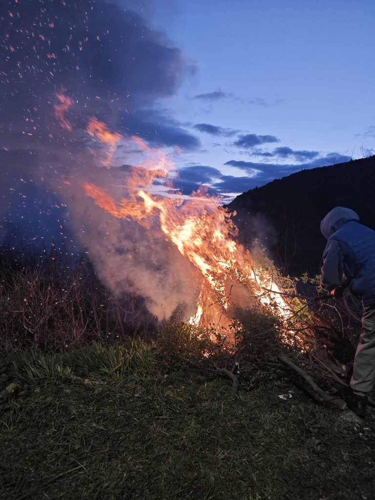 Μακρινίτσα: Άναψε ο «Αφανός» και φώτισε την Αποκριά στην Πλατεία Ευεργετών και Ηρώων