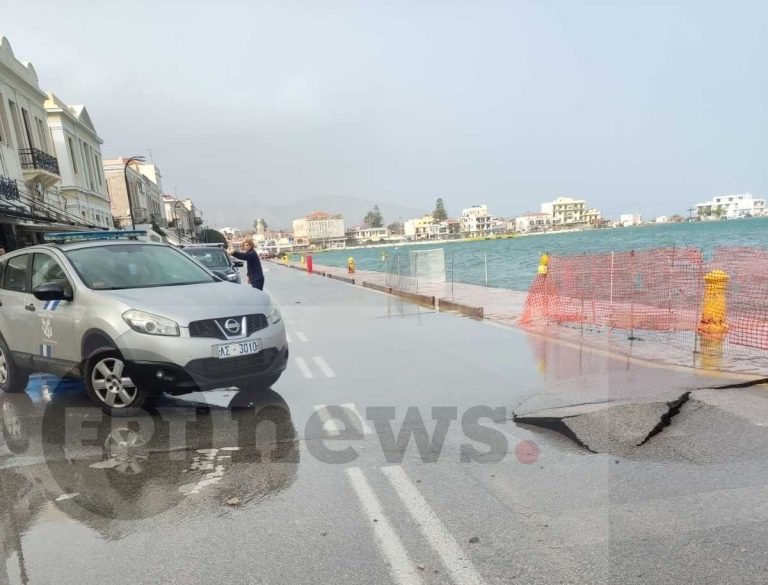 Προβλήματα από την κακοκαιρία σε μεγάλο μέρος της χώρας – Κατολισθήσεις και καταστροφές σε δρόμους σε Πρέβεζα, Τζουμέρκα, Κέρκυρα, Τρίπολη, Χίο