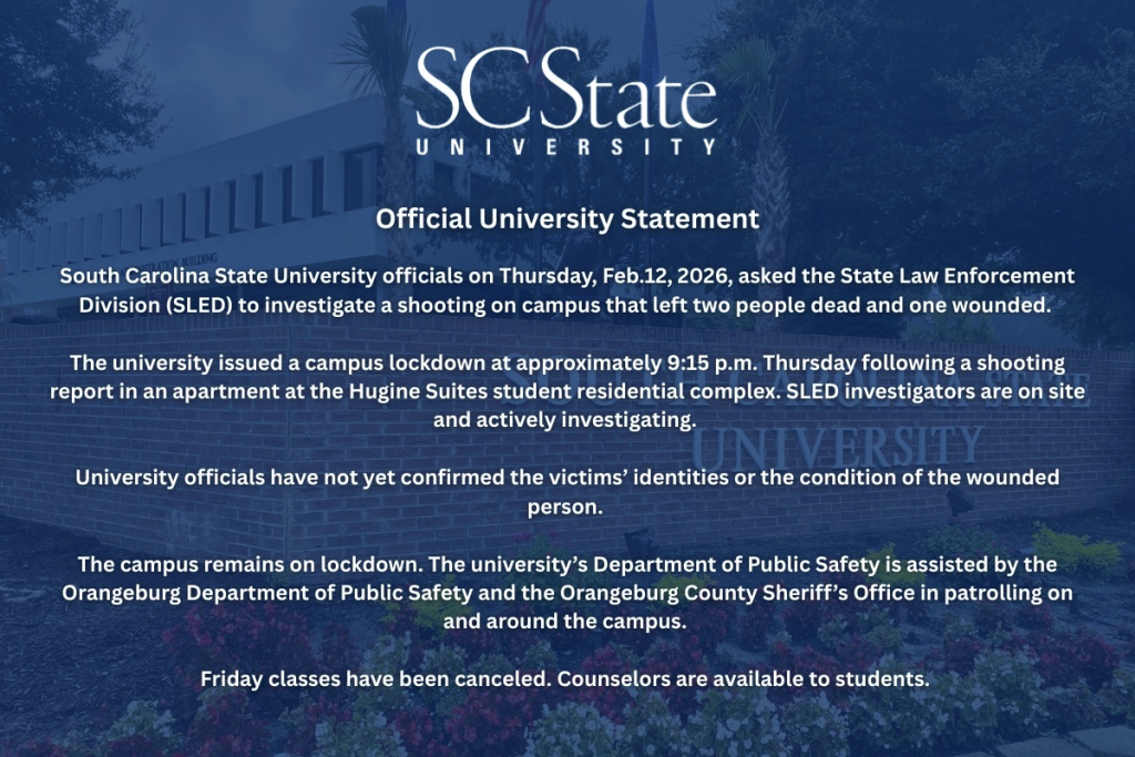 ΗΠΑ: Επίθεση σε κοιτώνα πανεπιστημίου της Νότιας Καρολίνας – Δύο νεκροί και ένας τραυματίας