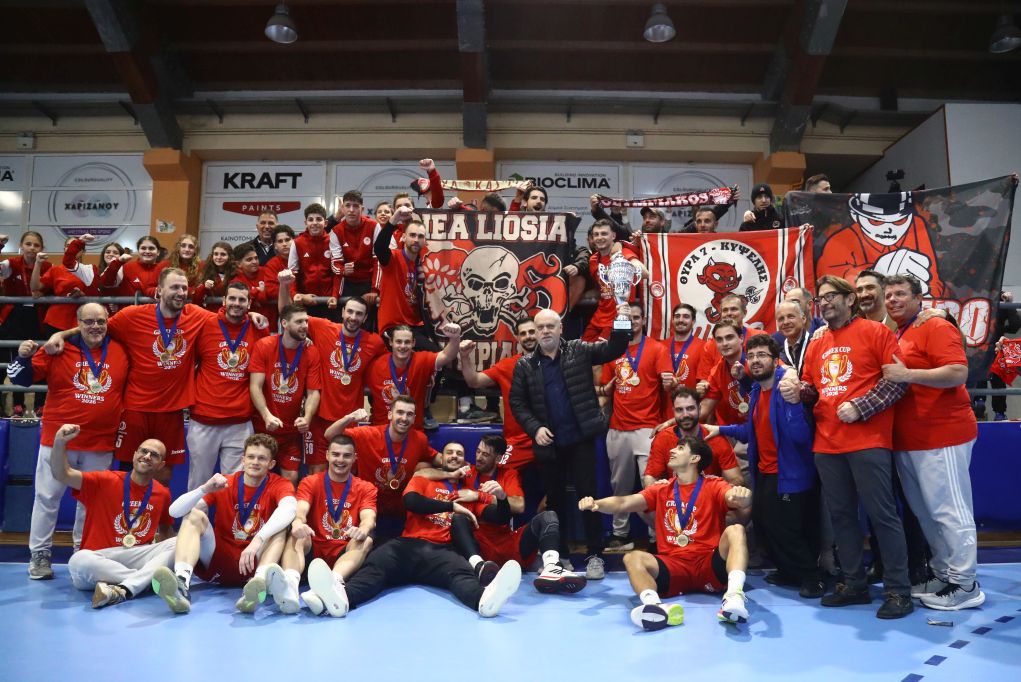 Δείτε τα highlights του τελικού του final-4 Κυπέλλου Ελλάδος Ολυμπιακός-ΑΕΚ στο χάντμπολ (video)