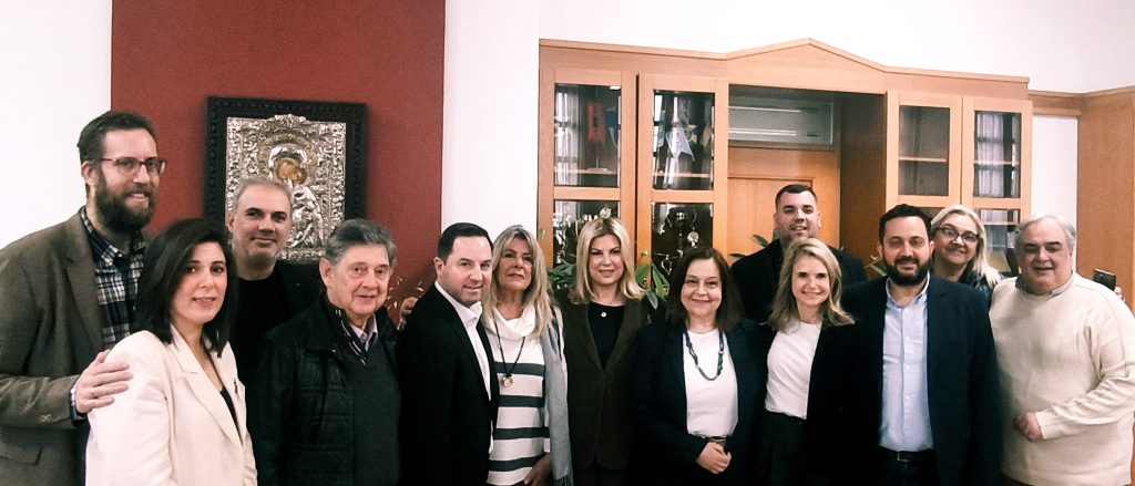Συνάντηση της Δημάρχου Καλαμαριάς με την Μιλένα Αποστολάκη και αντιπροσωπεία του ΠΑΣΟΚ-ΚΙΝΑΛ