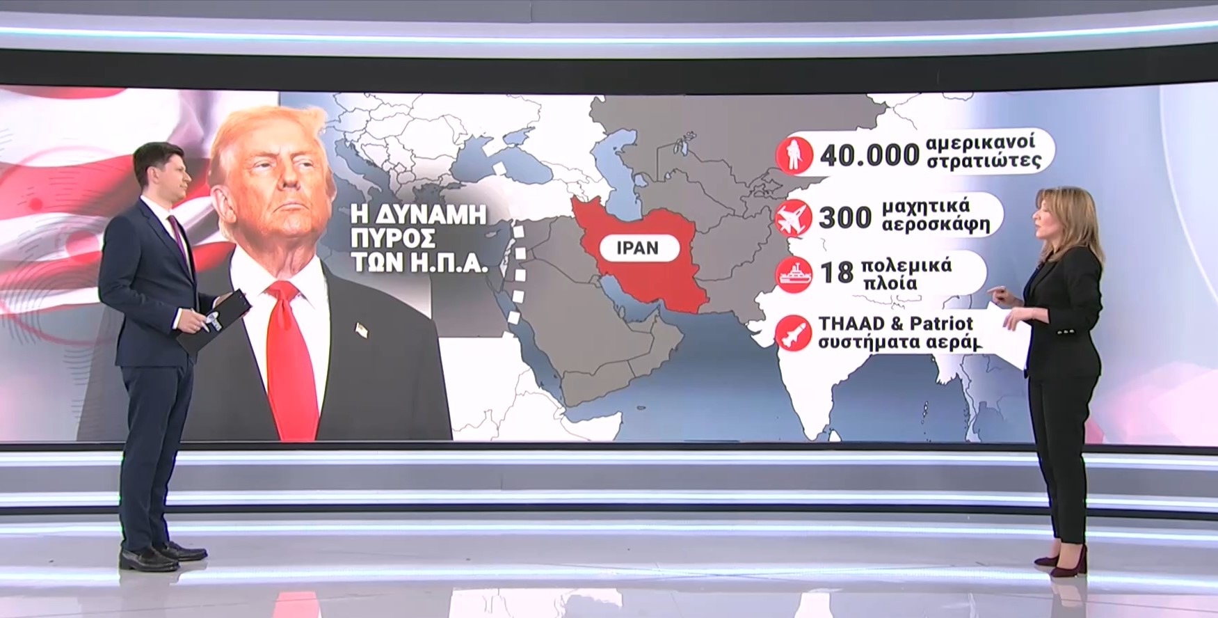 Ουάσιγκτον και Τεχεράνη ενισχύουν, για παν ενδεχόμενο, τις δυνάμεις πυρός τους