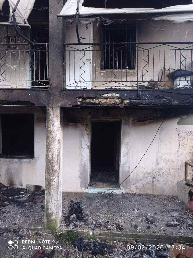 Πυρκαγιά σε σπίτι στη Βρυσέλλα Φιλιατών