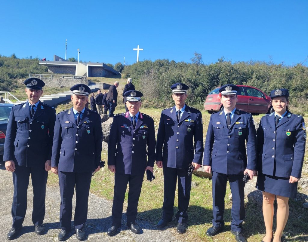 Στις εκδηλώσεις για το Ολοκαύτωμα στο Δομένικο στελέχη της Περιφερειακής Αστυνομικής Διεύθυνσης