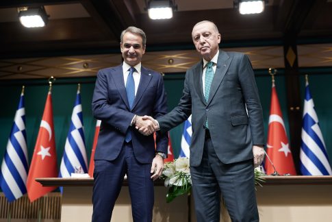 Κ. Μητσοτάκης προς Ερντογάν: Πρέπει να αρθεί «κάθε απειλή, τυπική και ουσιαστική»